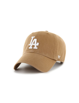 LA Dodgers Basic Ball Cap, Camel/White