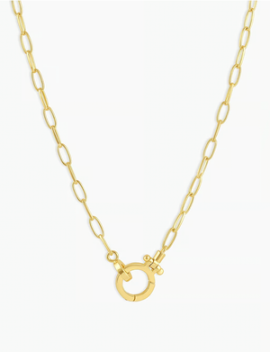 Parker Mini Necklace, Gold