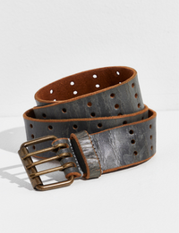 WTF Triple Treat Leather Belt, Pine