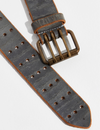 WTF Triple Treat Leather Belt, Pine