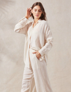 Flowy Beach Linen Shirt, Natural Linen