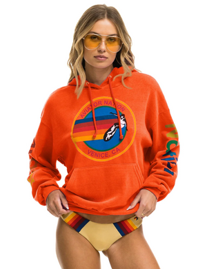 Relaxed Venice Pullover Hoodie, Orange