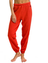 Bolt Stripe Womens Sweatpants, Red