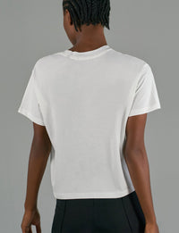 Classic Jersey Short Sleeve Boy Tee, White