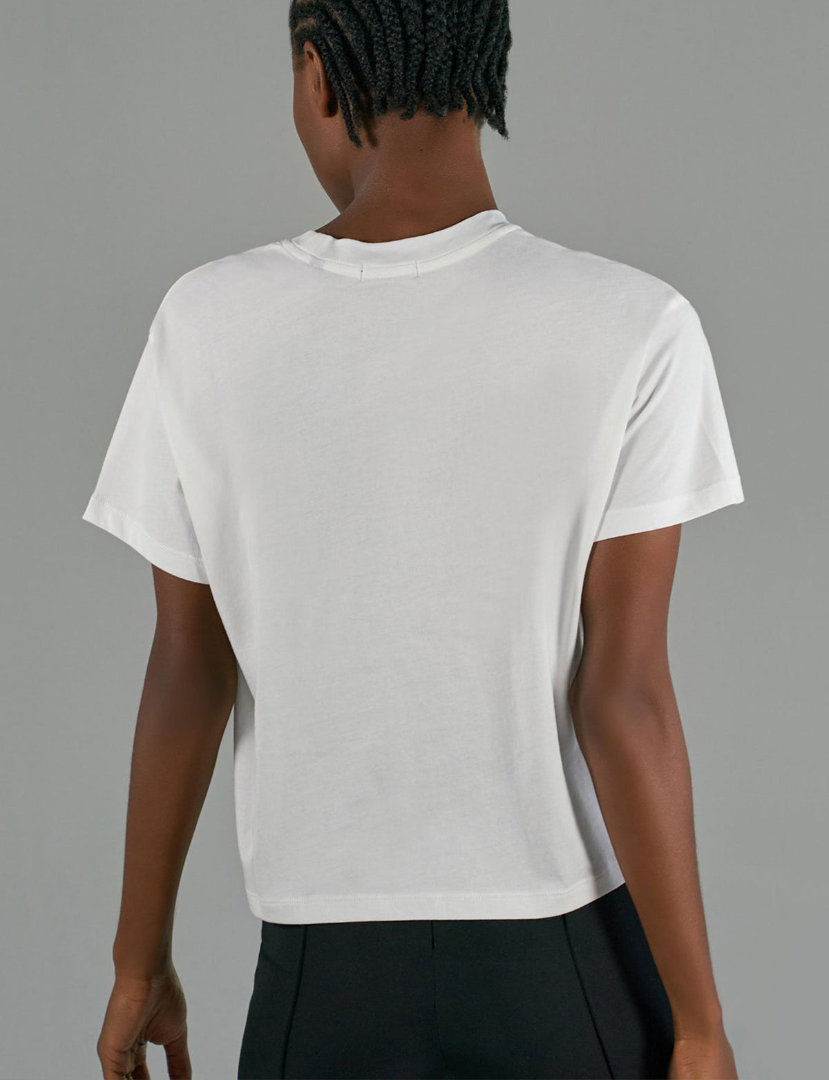 Classic Jersey Short Sleeve Boy Tee, White