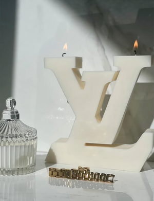 LV Grand Candle, Cream/White