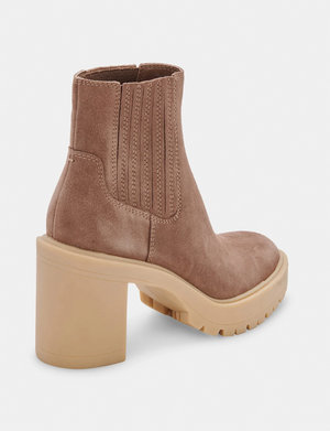 Caster H2O Suede Bootie, Mushroom
