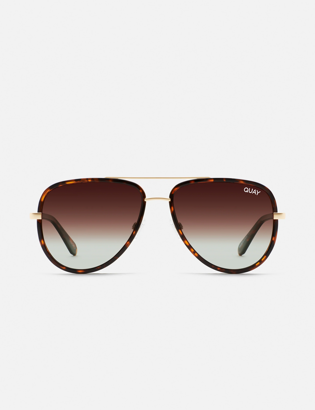 All In Mini Polarized Sunglasses, Tort/Brown Fade