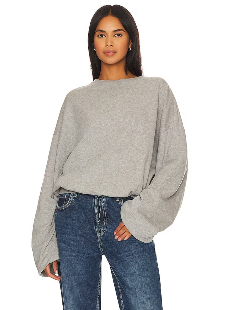 The Gather Pullover Sweatshirt, Heather Grey