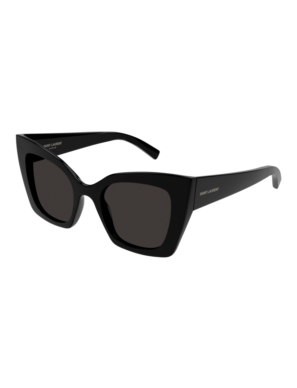 Shiny Cateye Sunglasses, Black