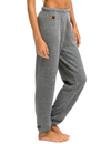 Bolt Heart Womens Sweatpants, Heather Grey