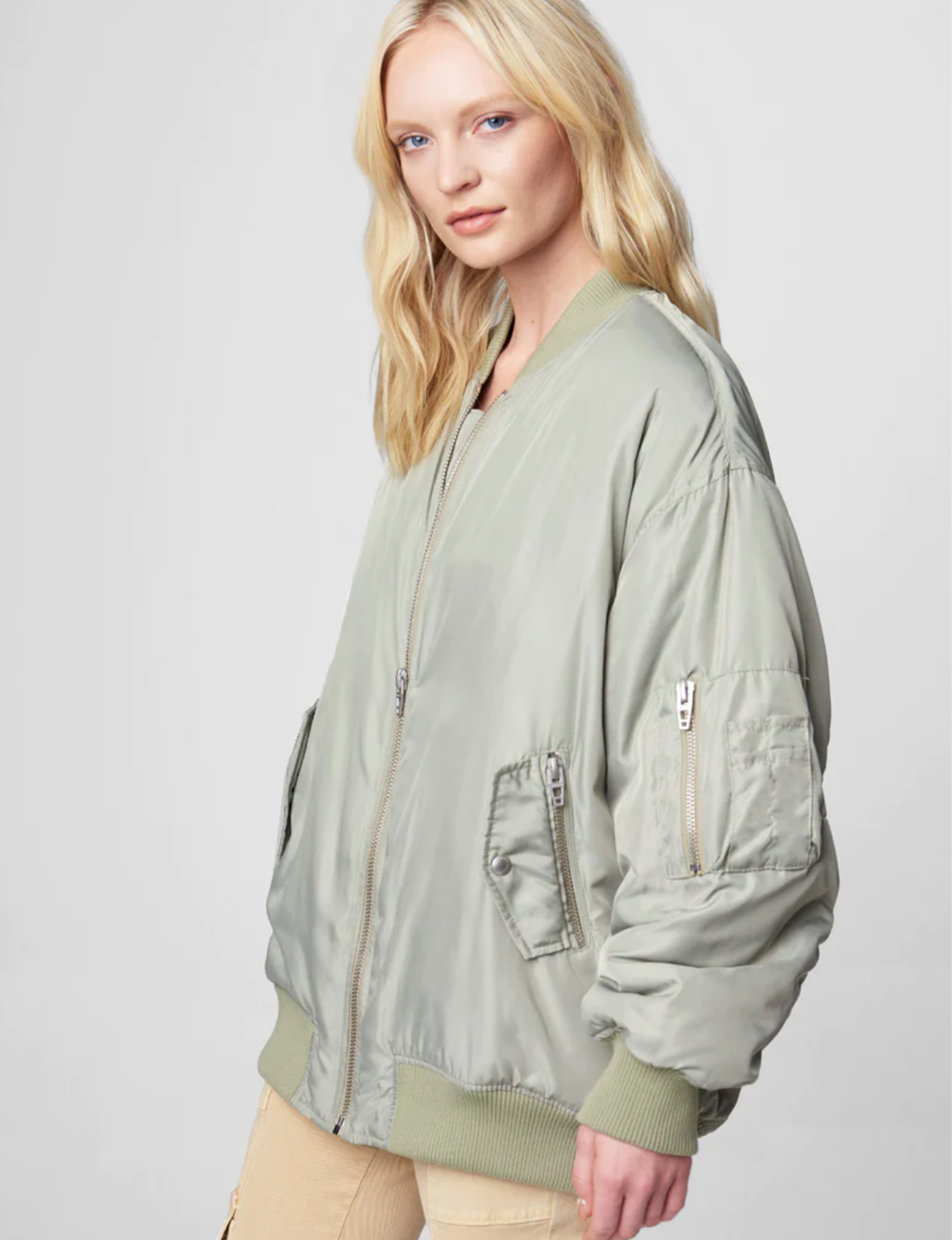 Oversized Bomber Jacket Auto Pilot Punch Clothing