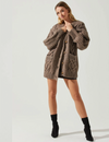 Charli Cable Knit Oversized Cardigan, Mocha