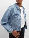 Shrunken Charli Denim Jacket, Immortal