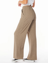 Wide Leg Pleated Pant, Muted Taupe