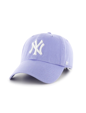 NY Yankees Clean Up Cap, Lavender