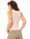 Cooper Sweater Rib Tank, Autumn Mink