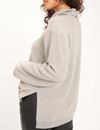 Beyond Heathered Cozy Tunic, Heather Grey