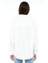 Sloane Long Sleeve Oversized Button Down Shirt, Le Blanc
