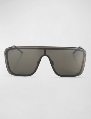 Unisex Shield Sunglasses, Silver
