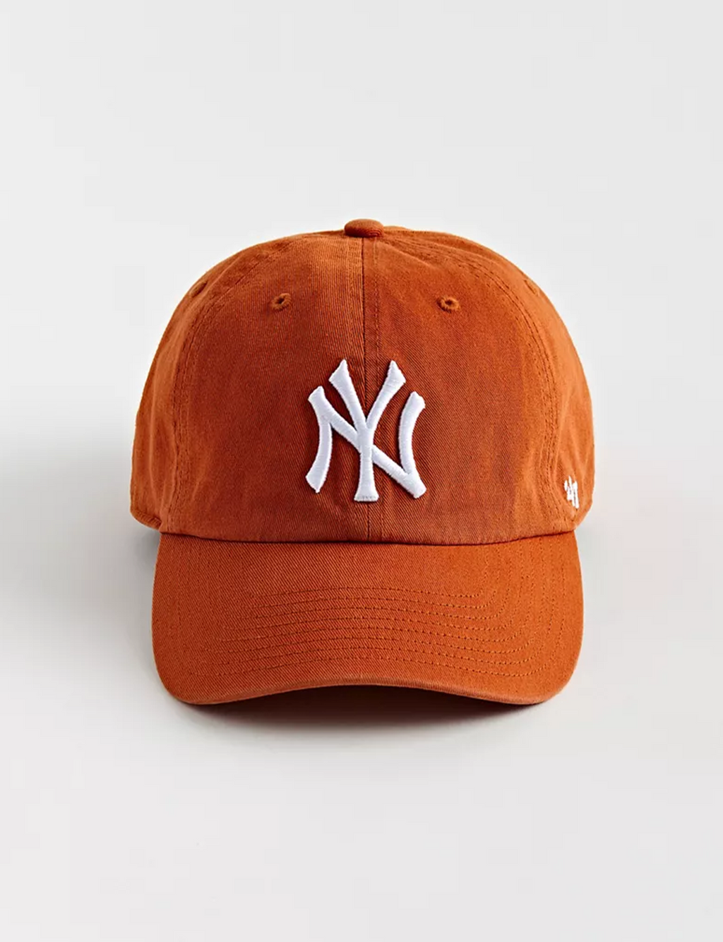 NY Yankees Basic Ball Cap, Clay/White
