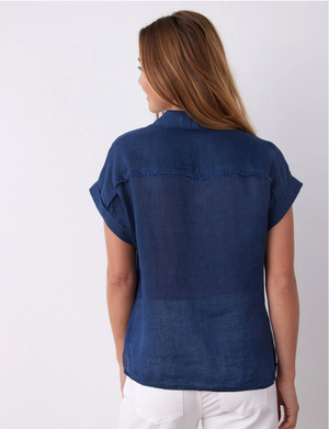 Two Pocket Short Sleeve Shirt, Summer Night