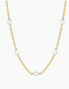Phoebe Necklace, Gold/Freshwater Pearl