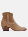Silma Suede Bootie, Truffle