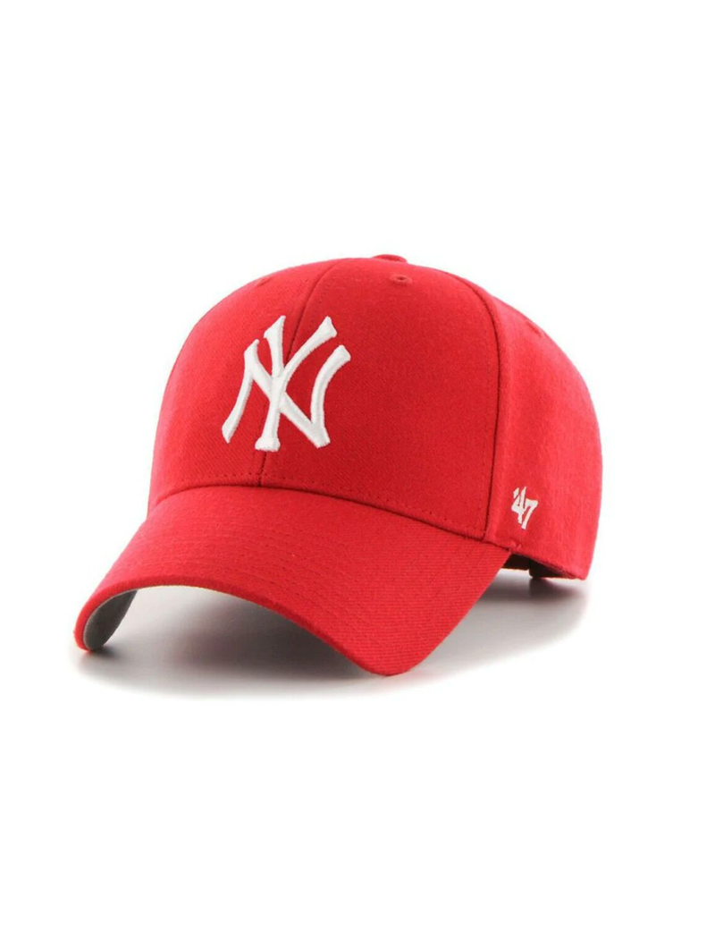 NY Yankees MVP Ball Cap, Red/White