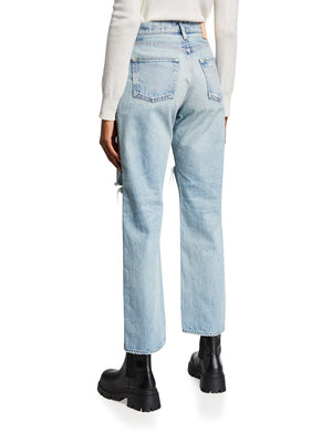 Teaneck Wide Straight in Light Blue