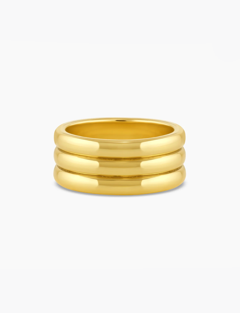 Gorjana Reed Ring, Gold