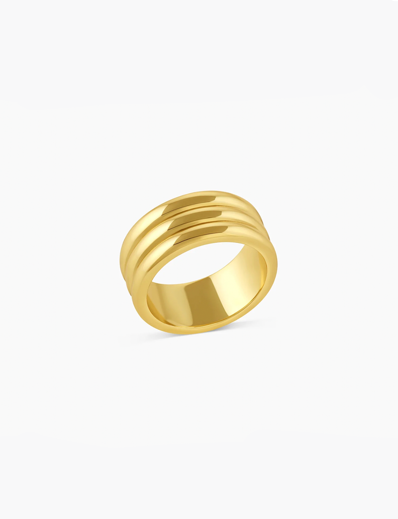 Gorjana Reed Ring, Gold