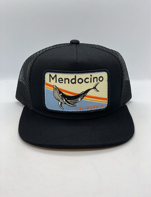 Local Hats Trucker Hat, Mendocino Whale