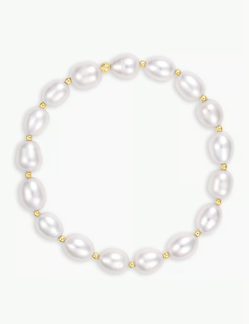 Phoebe Pearl Bracelet, Gold