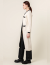 Bon Duster Cardigan, Ivory/Black