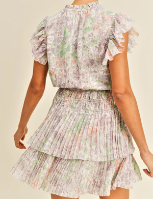Lorena Dress, Lilac Multi