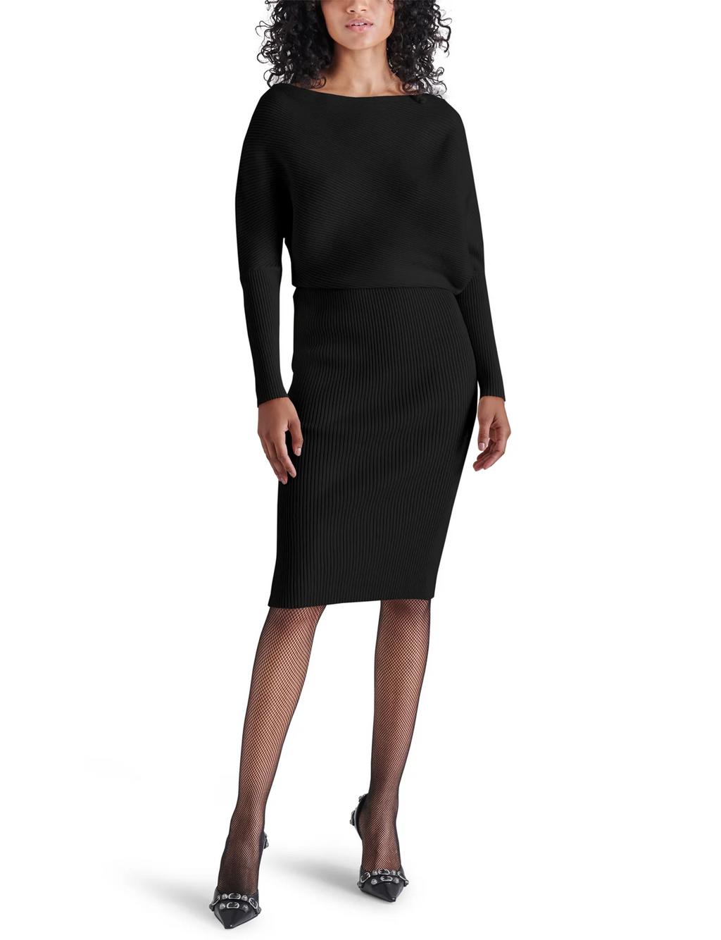 Lori Sweater Dress, Black