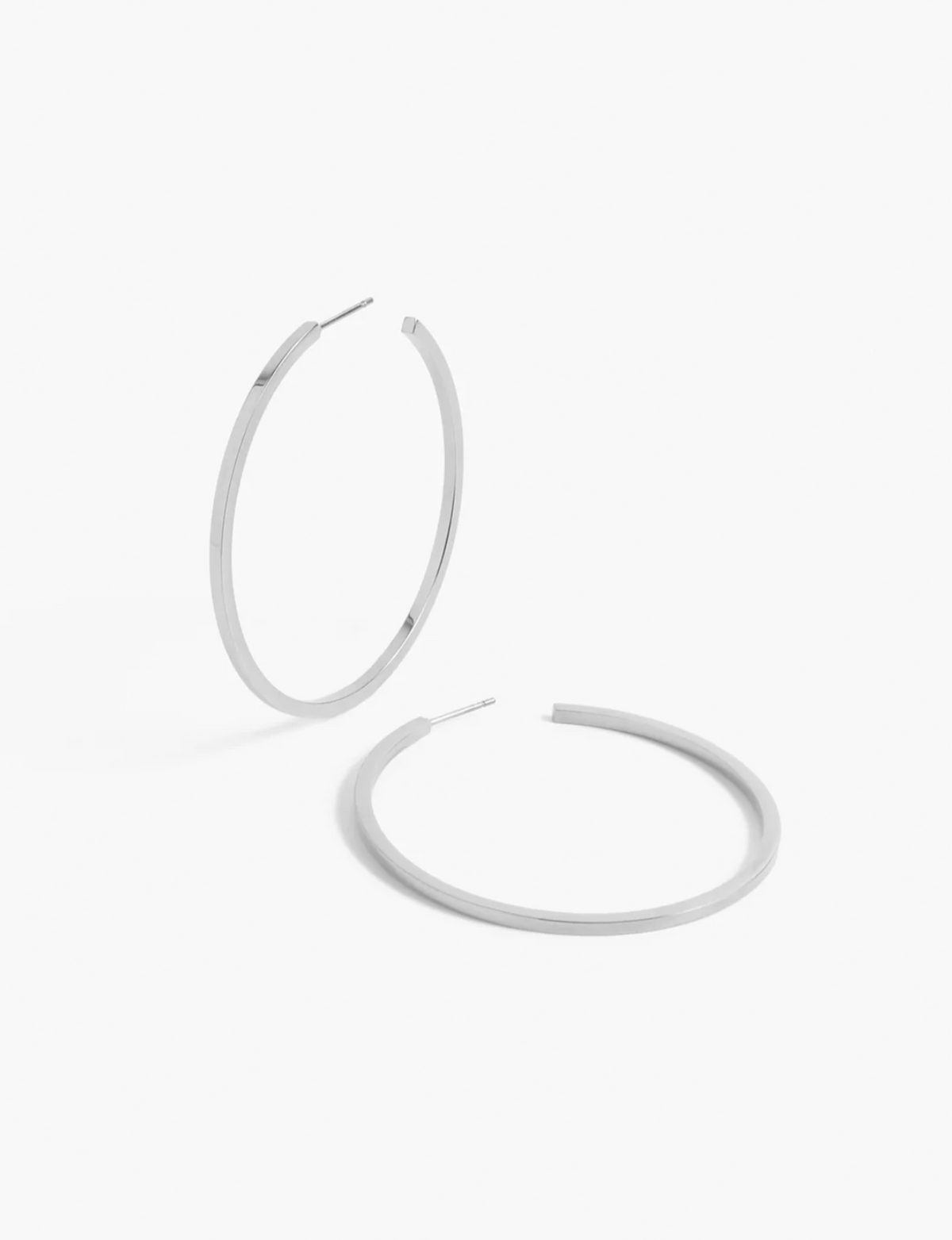 Jay Hoops, 2" Silver