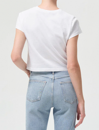 Adine Shrunken Tee, White