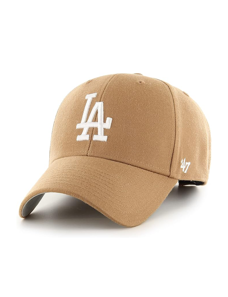 LA Dodgers MVP Ball Cap, Camel/White