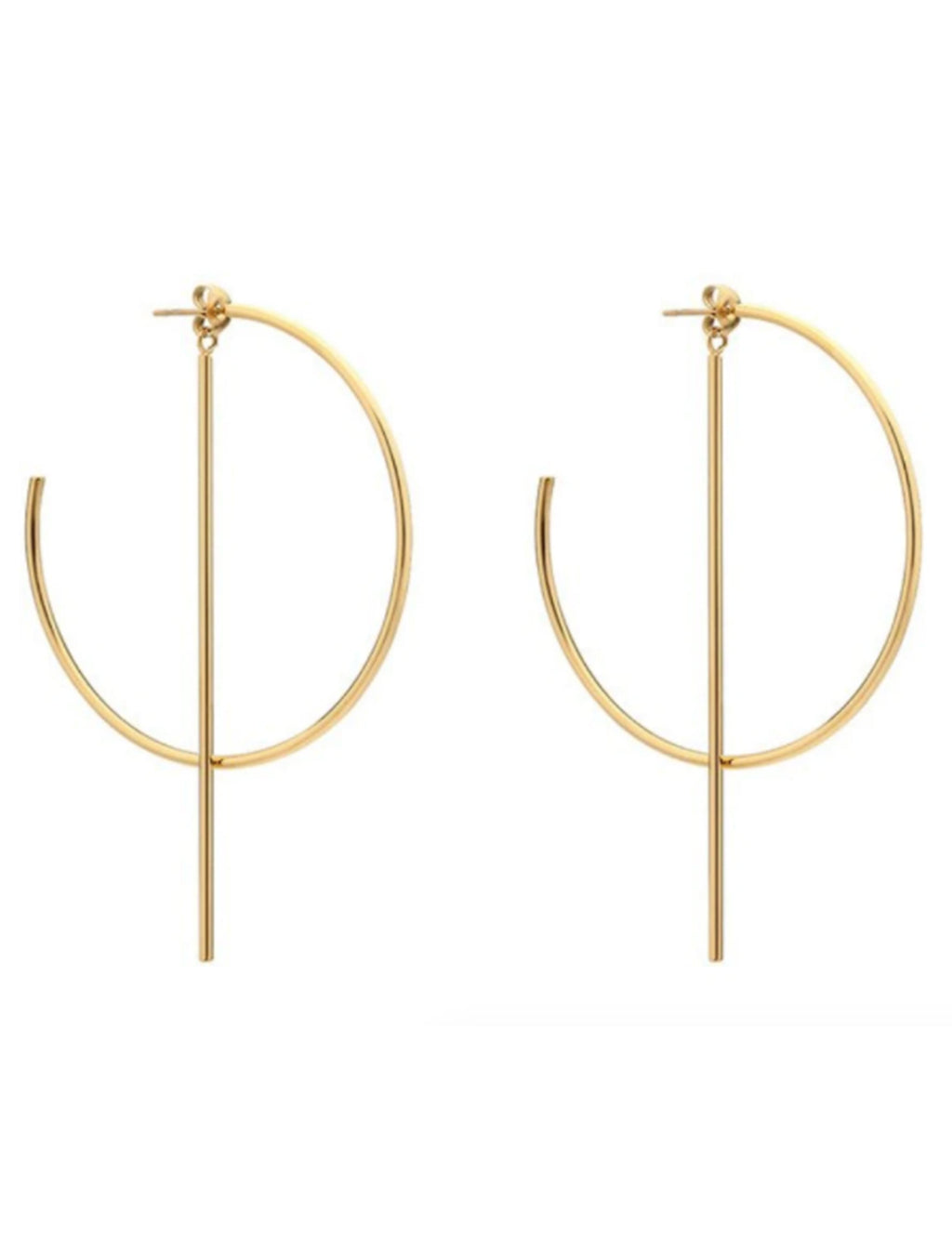 Danielle Hoops in Gold