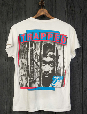 Tupac Shakur 2pacalypse Now Crew Tee, Vintage White