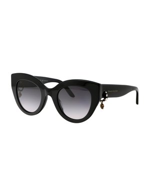 Round Cat Eye, Black/Grey