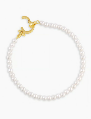 Parker Pearl Bracelet, Gold