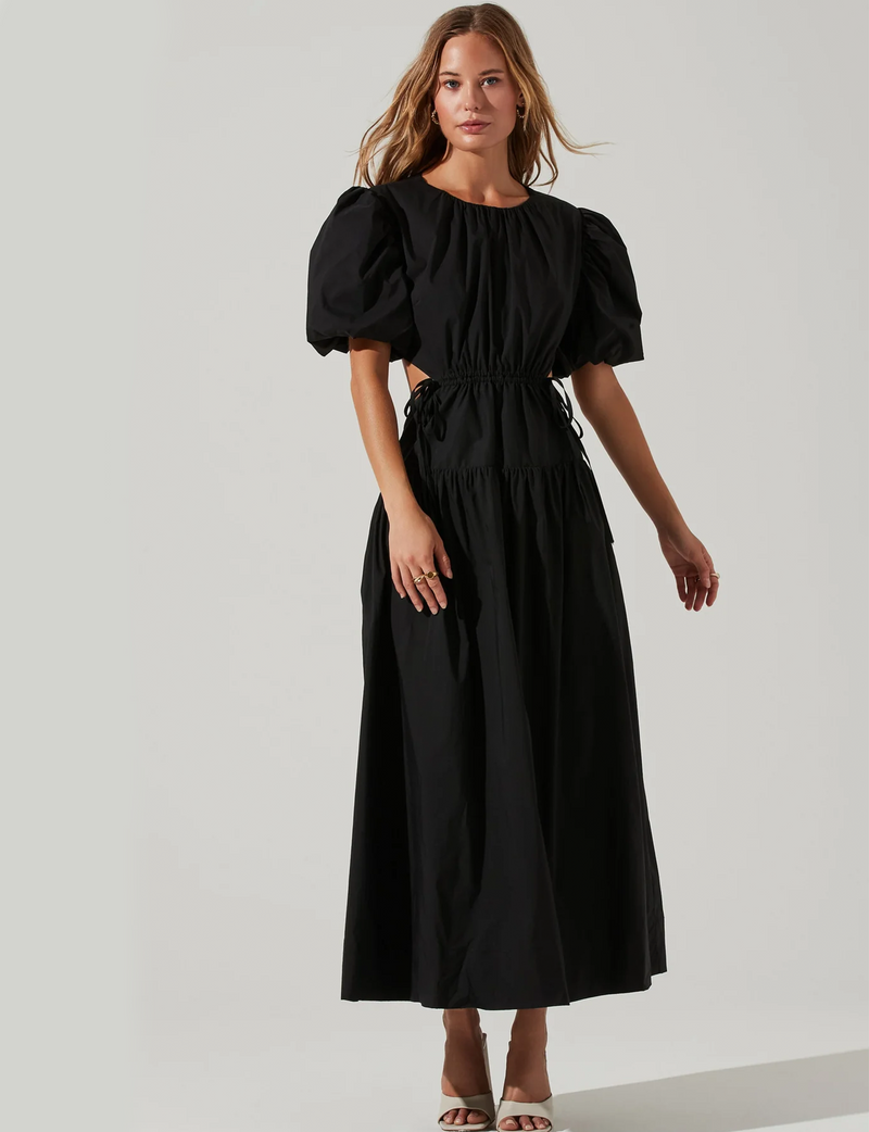 Shelby Maxi Dress, Black