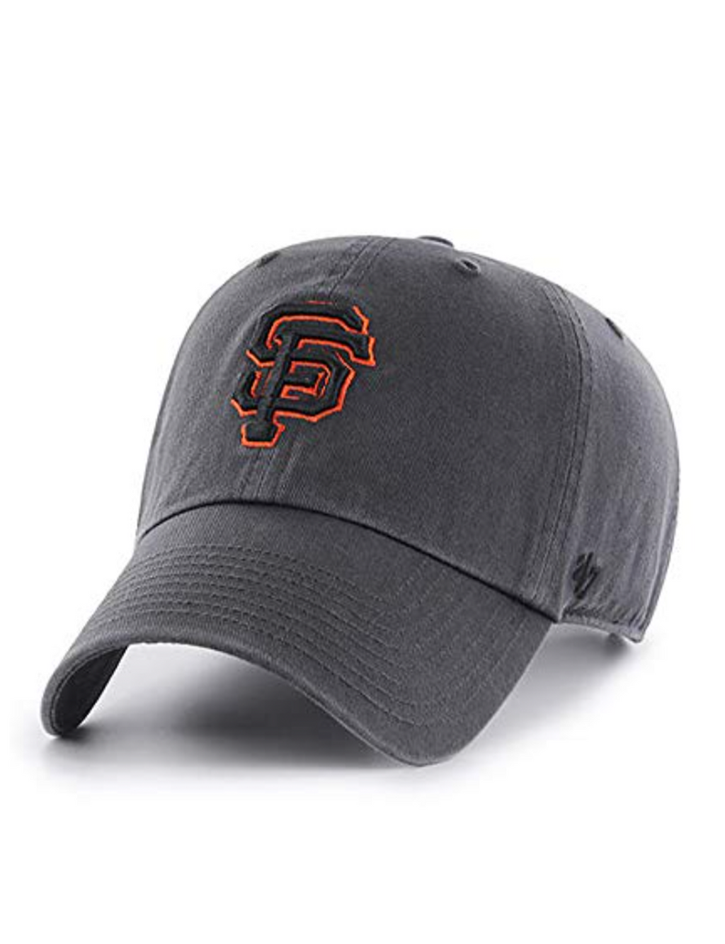 SF Giants Basic Ball Cap, Charcoal/Black