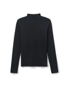 Lauryn Mock Neck Long Sleeve, True Black
