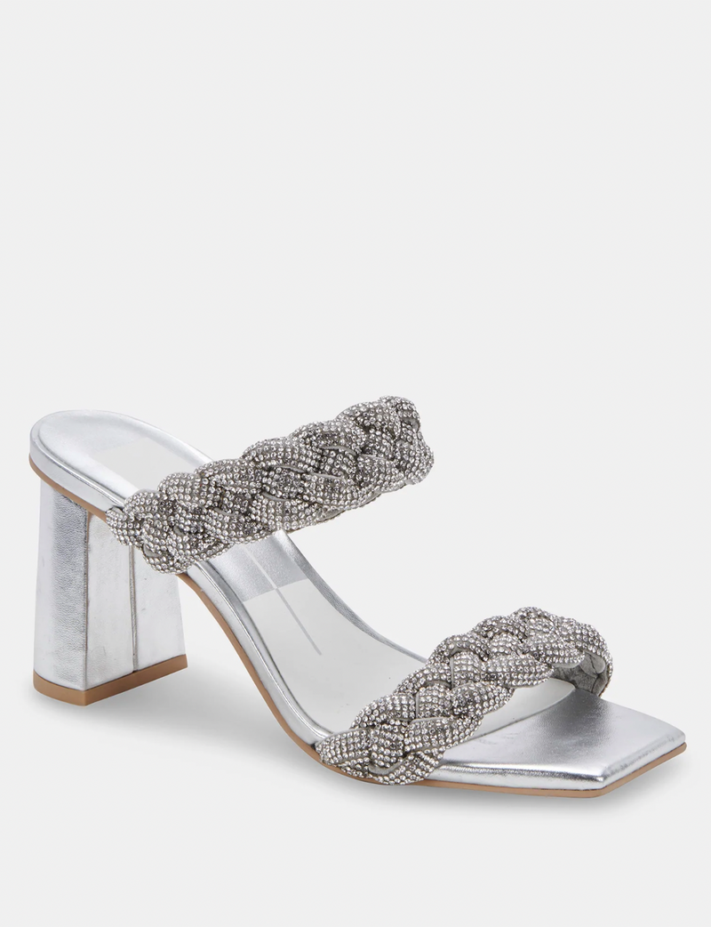 Paily Rhinestone Heel, Crystal