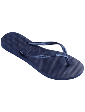 Slim Sandal in Navy Blue