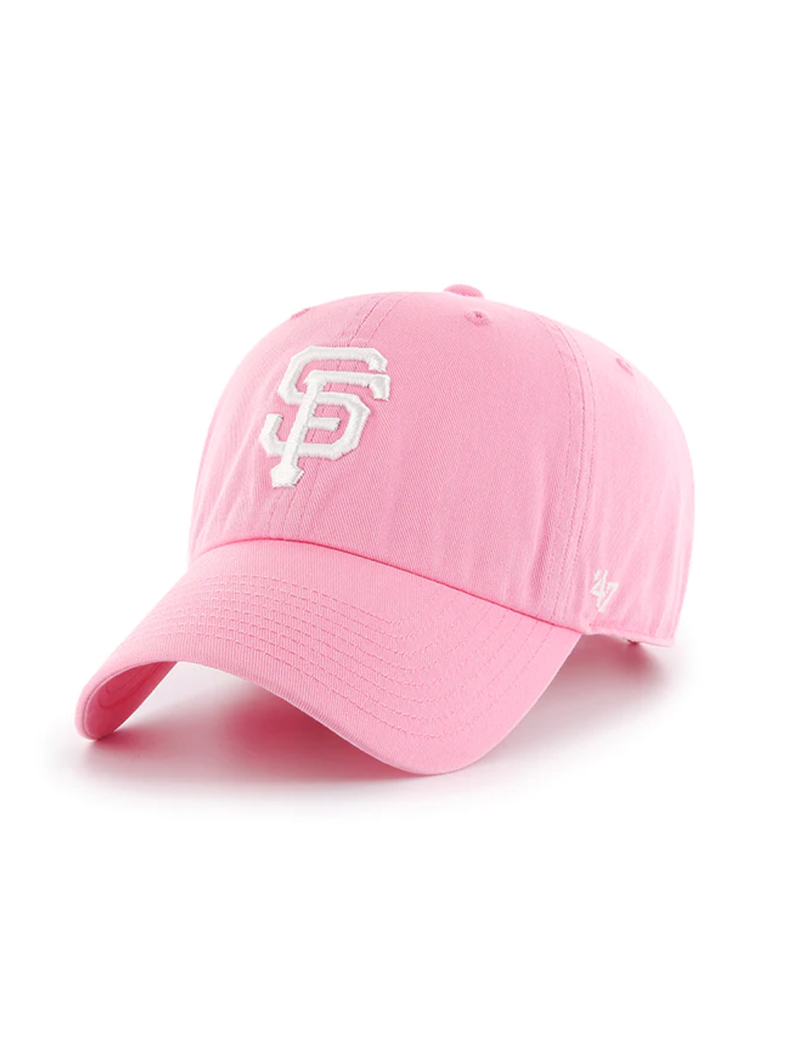 SF Giants Basic Ball Cap, Rose/White